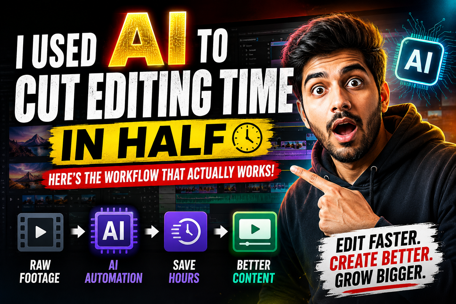 I Used AI to Cut My Video Editing Time in Half — Here's the Workflow That Actually Works